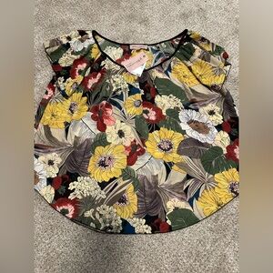 Philosophy Multicolor Floral Blouse